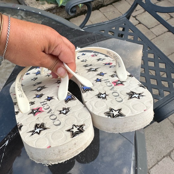 Coach flipflop sandals size 9 - Picture 6 of 7